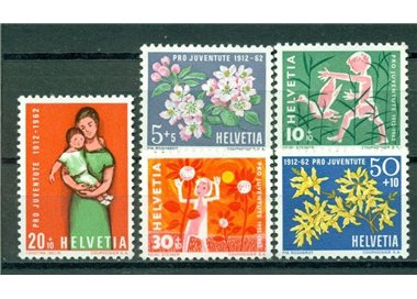SWITZERLAND 1962 Pro juventute 5v MNH**