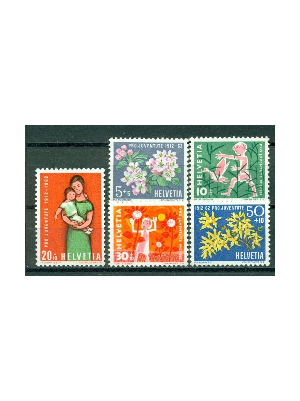 SWITZERLAND 1962 Pro juventute 5v MNH**