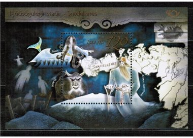 ICELAND 2008 Norse Mythology 1 s/s MNH**