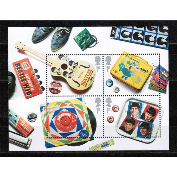 GRAN BRETAGNA 2007 Cinquantenario dei Beatles BF MNH**