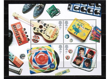 GRAN BRETAGNA 2007 Cinquantenario dei Beatles BF MNH**