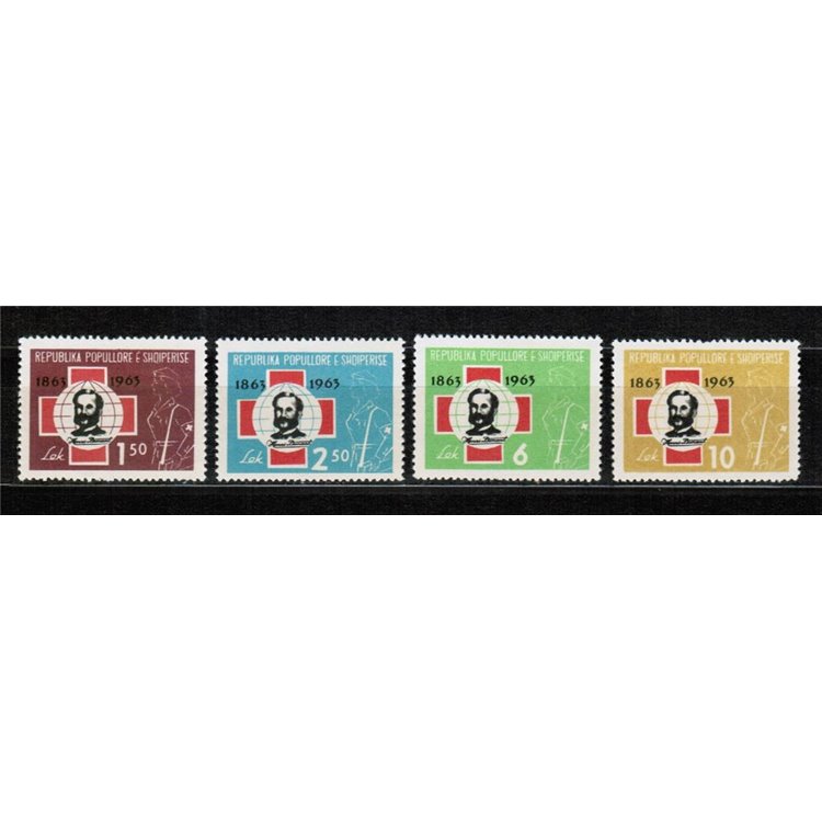 ALBANIA 1963 Red Cross 4v MNH**
