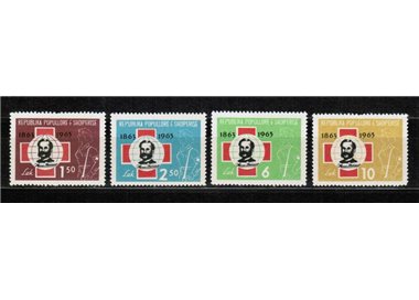 ALBANIA 1963 Red Cross 4v MNH**
