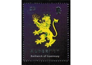 ALDERNEY 2008 Coat of Arms £5 MNH**