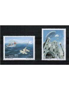 AZZORRE 2000 Trasporto postale 2v MNH**