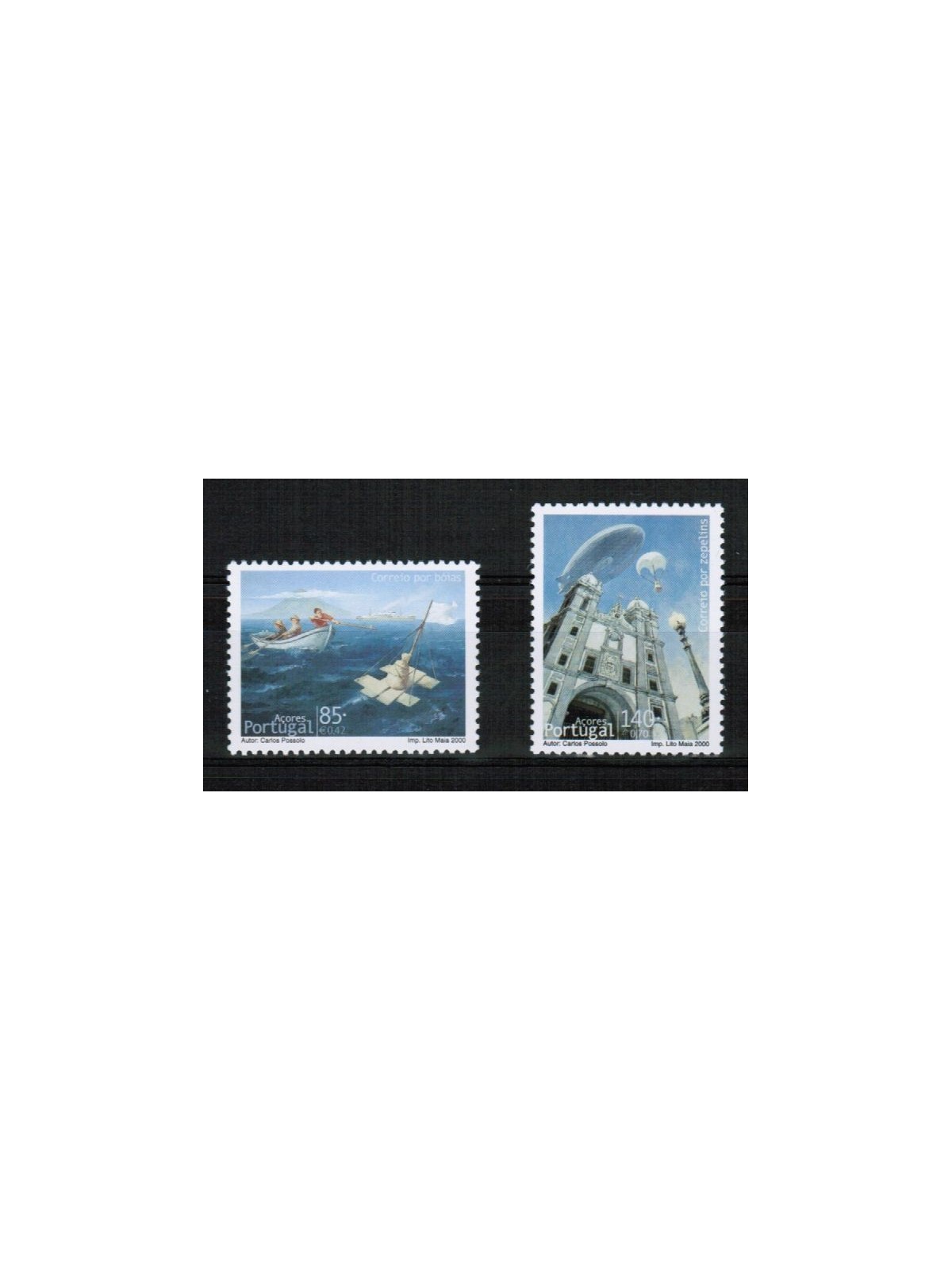 AZORES 2000 Postal transport 2v MNH**