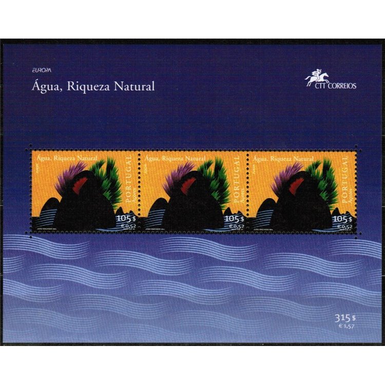 AZORES 2001 Europe s/s MNH**
