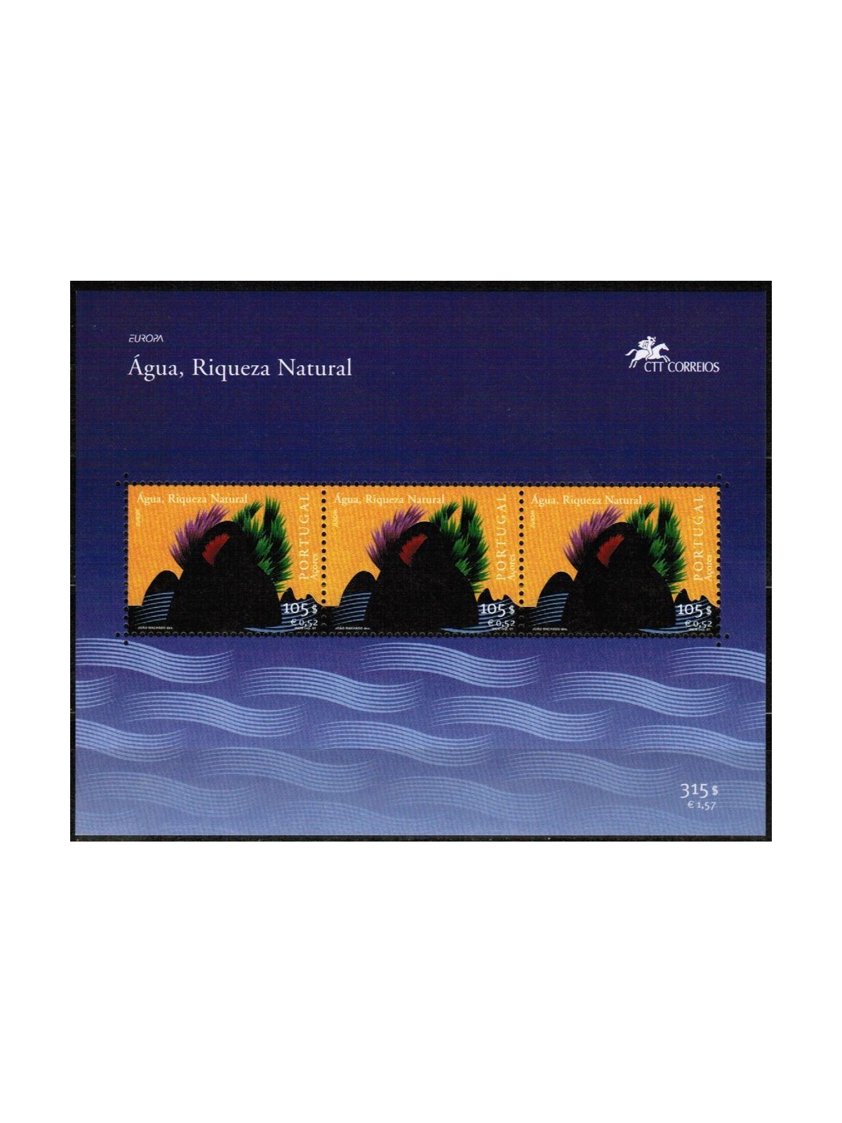 AZZORRE 2001 Europa BF MNH**