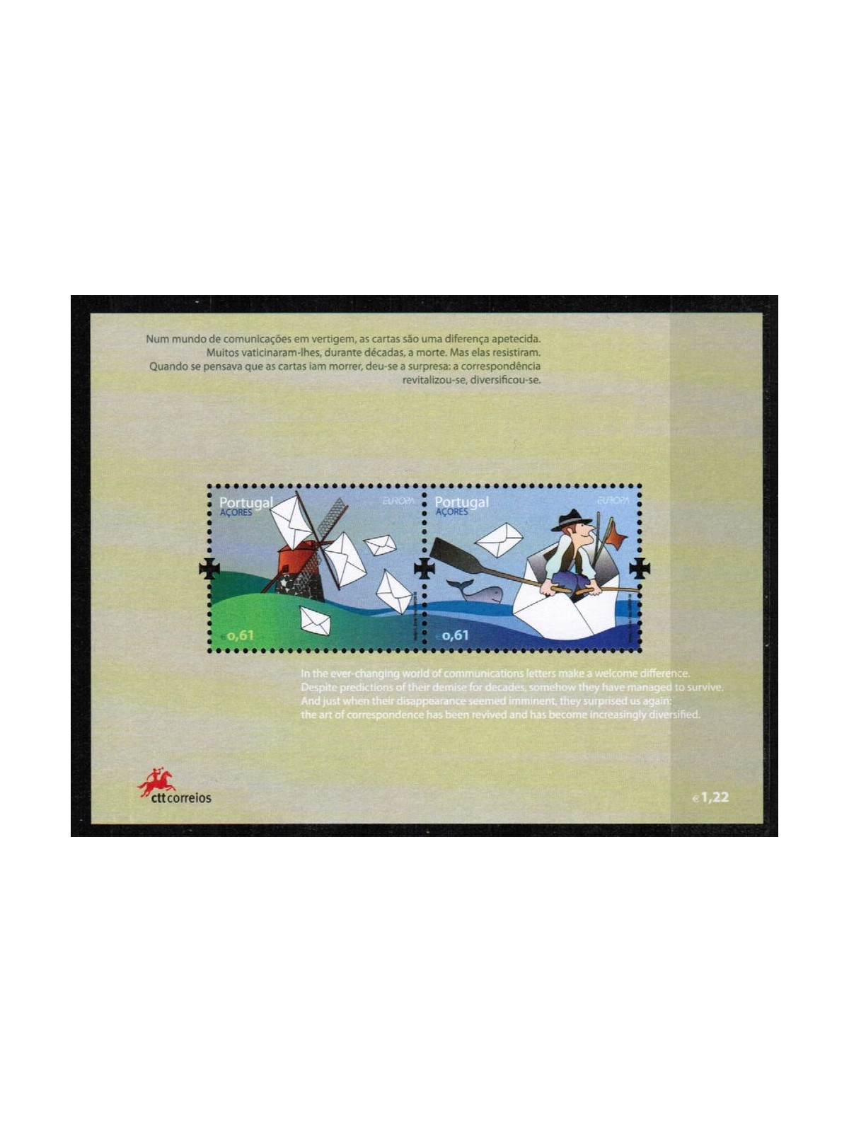 AZZORRE 2008 Europa BF MNH**