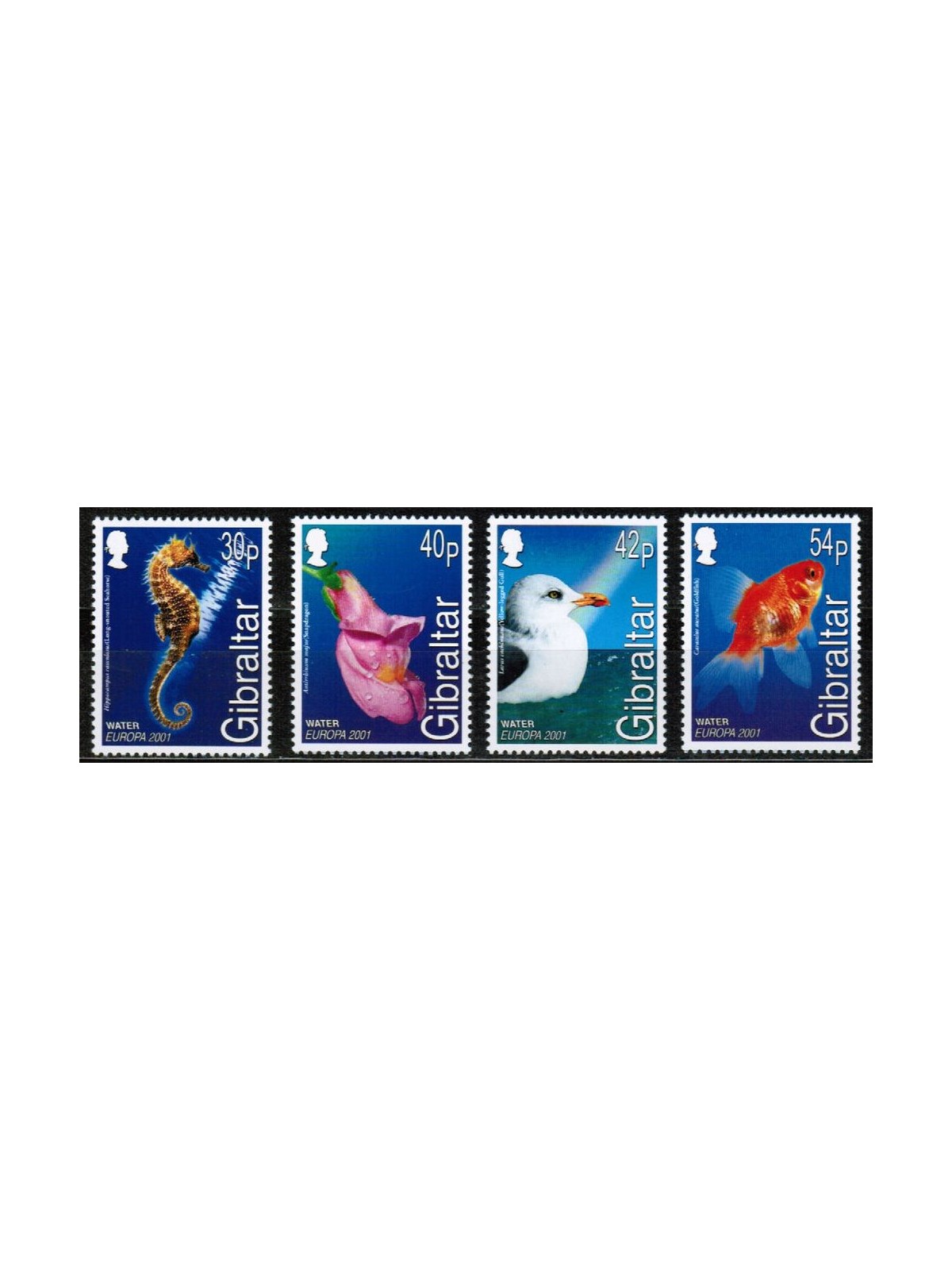 GIBRALTAR 2001 Europe 4v MNH**