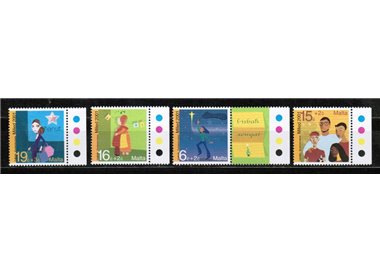 MALTA 2001 Natale 4v MNH**