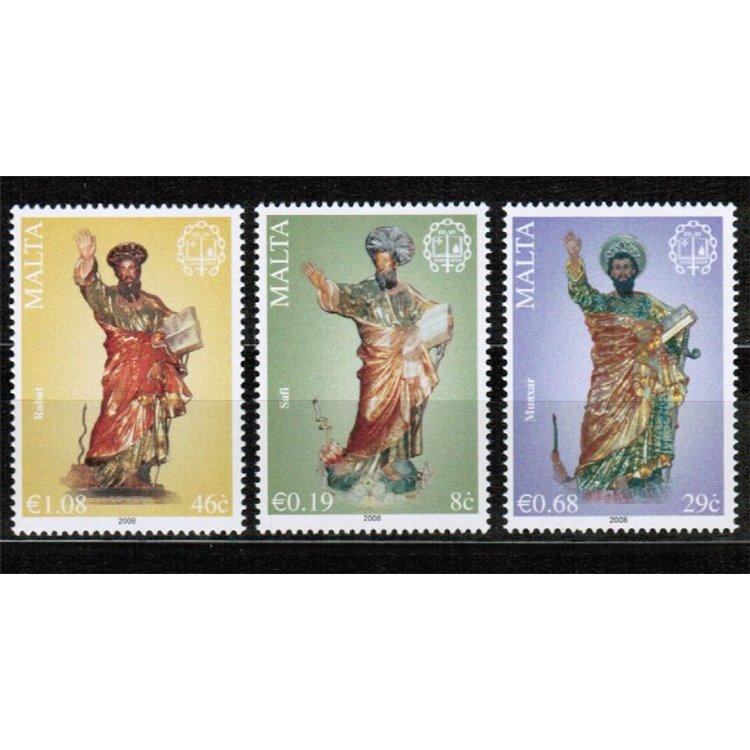 MALTA 2008 Pauline Year 3v MNH**
