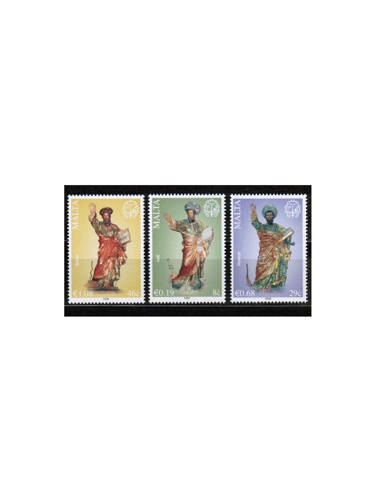 MALTA 2008 Anno Paolino 3v MNH**