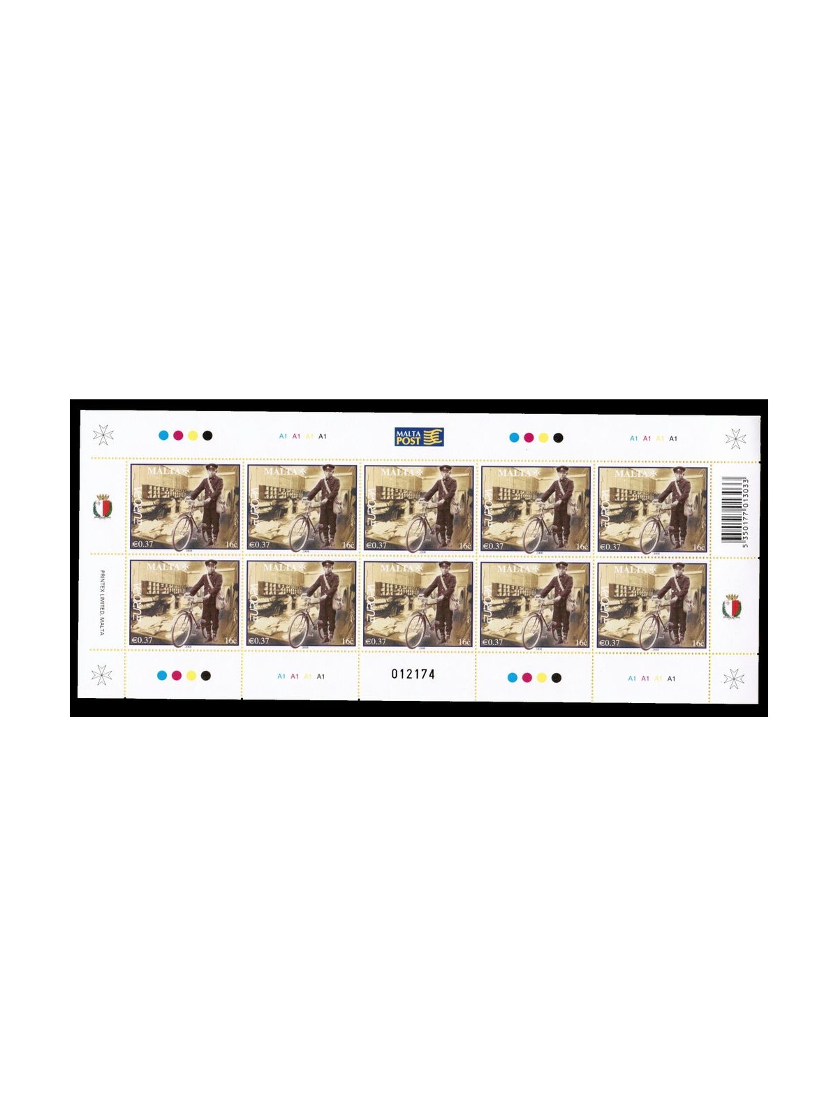MALTA 2008 Europe 2 m/s MNH**