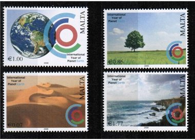MALTA 2008 Pianeta Terra 4v MNH**
