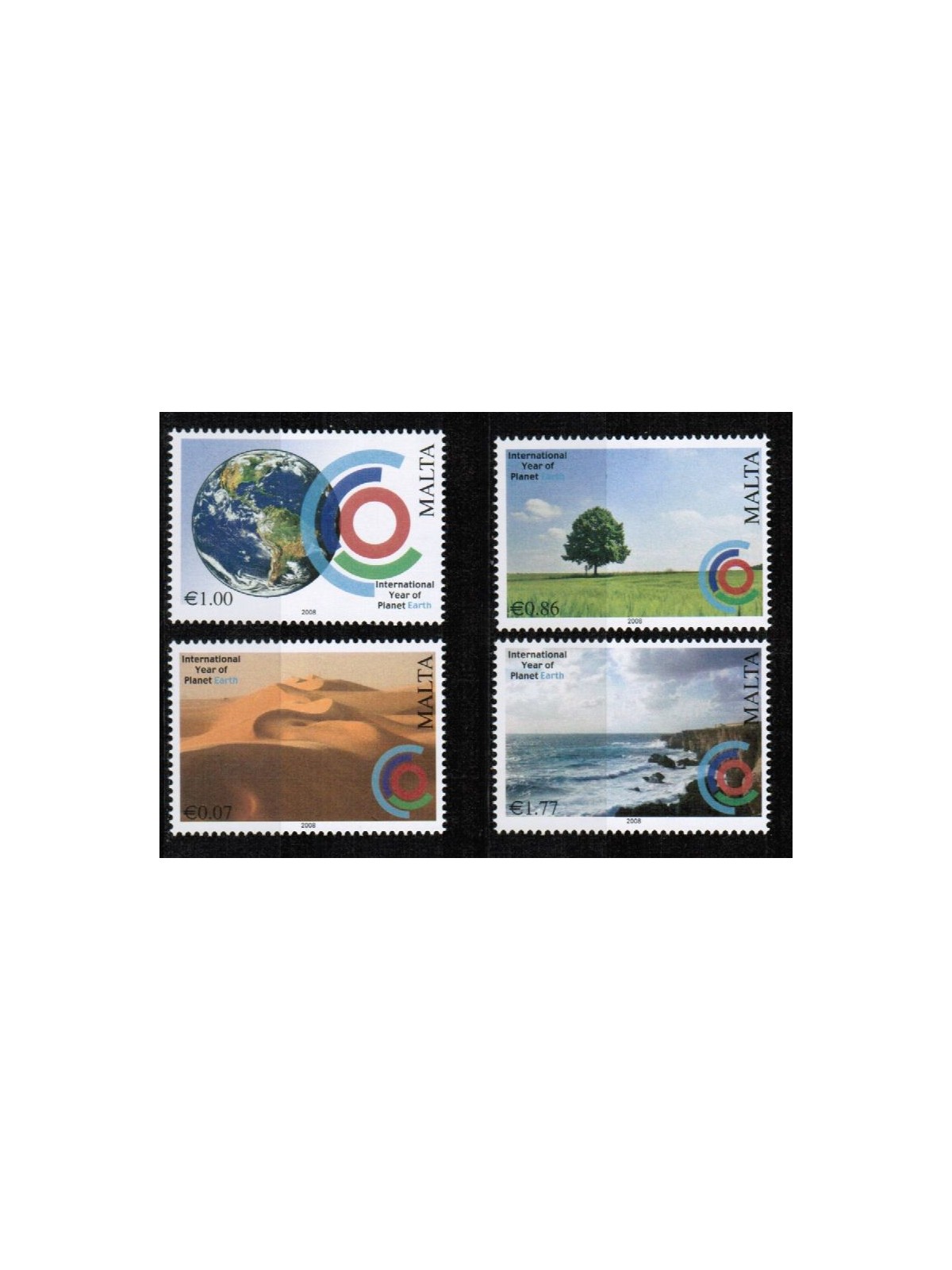 MALTA 2008 Pianeta Terra 4v MNH**
