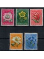 NETHERLANDS 1952 Charity, summer series, flowers 5v MNH**