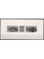 GERMANY GDR 1986 Youth stamp exhibition - Black proof