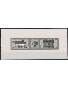 GERMANY GDR 1987 Stamp collectors' day - Black proof
