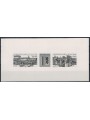 GERMANY GDR 1988 Youth stamp exhibition - Black proof