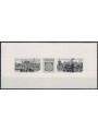 GERMANY GDR 1988 Youth stamp exhibition, Erfurt - Black proof