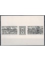 GERMANY GDR 1990 Youth philatelic exhibition, Halle - Black proof