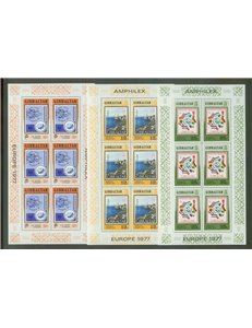 GIBILTERRA 1977 Europa 3 BF MNH**