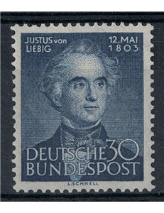 GERMANIA BRD 1953 Justus von Liebig 1v MH*