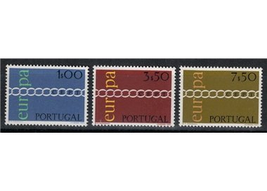 PORTUGAL 1971 Europe 3v MNH**