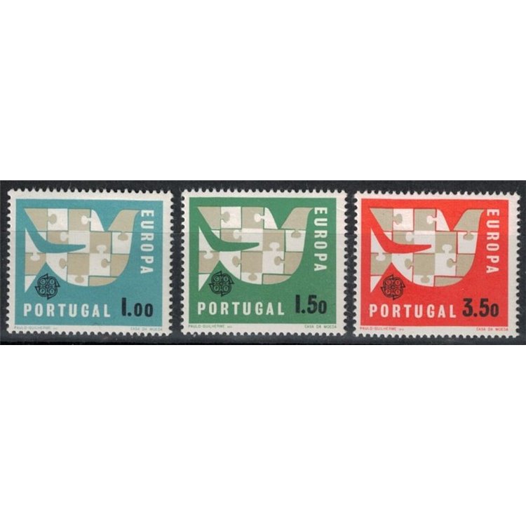 PORTUGAL 1963 Europe 3v MNH**