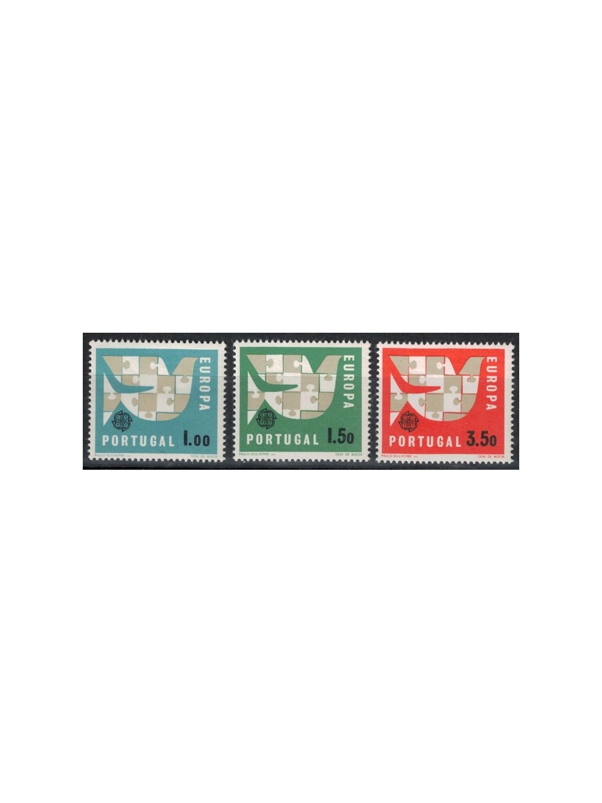 PORTUGAL 1963 Europe 3v MNH**