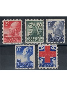 HOLLAND 1927 Red Cross 5v MNH**