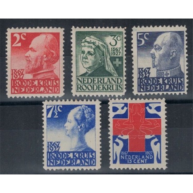 HOLLAND 1927 Red Cross 5v MNH**