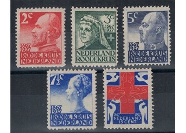HOLLAND 1927 Red Cross 5v MNH**