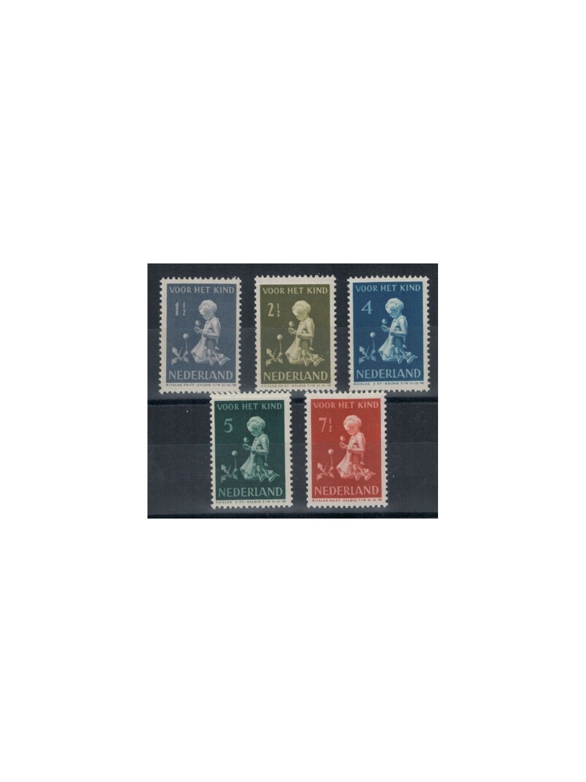 OLANDA 1940 Pro infanzia 5v MNH**