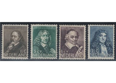 OLANDA 1937 Beneficenza, serie estiva, uomini illustri 4v MH*