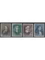 OLANDA 1937 Beneficenza, serie estiva, uomini illustri 4v MH*