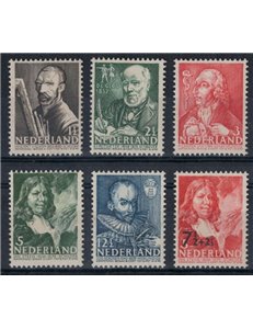 OLANDA 1940 Beneficenza, serie estiva, uomini illustri 6v MNH**