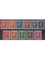 HOLLAND 1944-46 Ordinary series, Queen Wilhelmina 11v MNH**