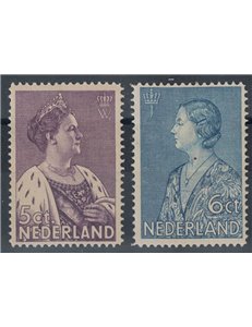 OLANDA 1934 Pro Comitato Nazionale anti crisi 2v MH*