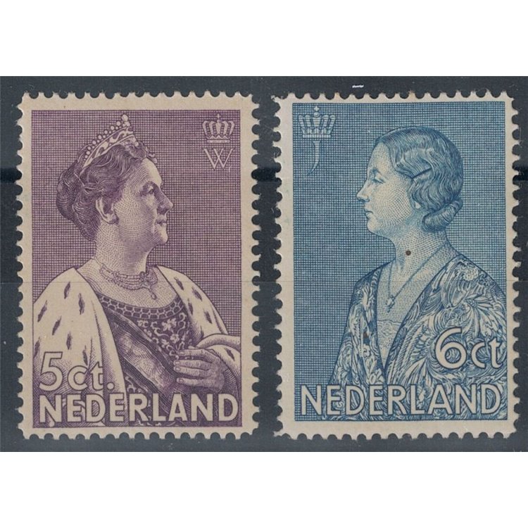 NETHERLANDS 1934 Pro National Anti-Crisis Committee 2v MH*