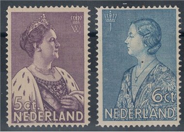 NETHERLANDS 1934 Pro National Anti-Crisis Committee 2v MH*