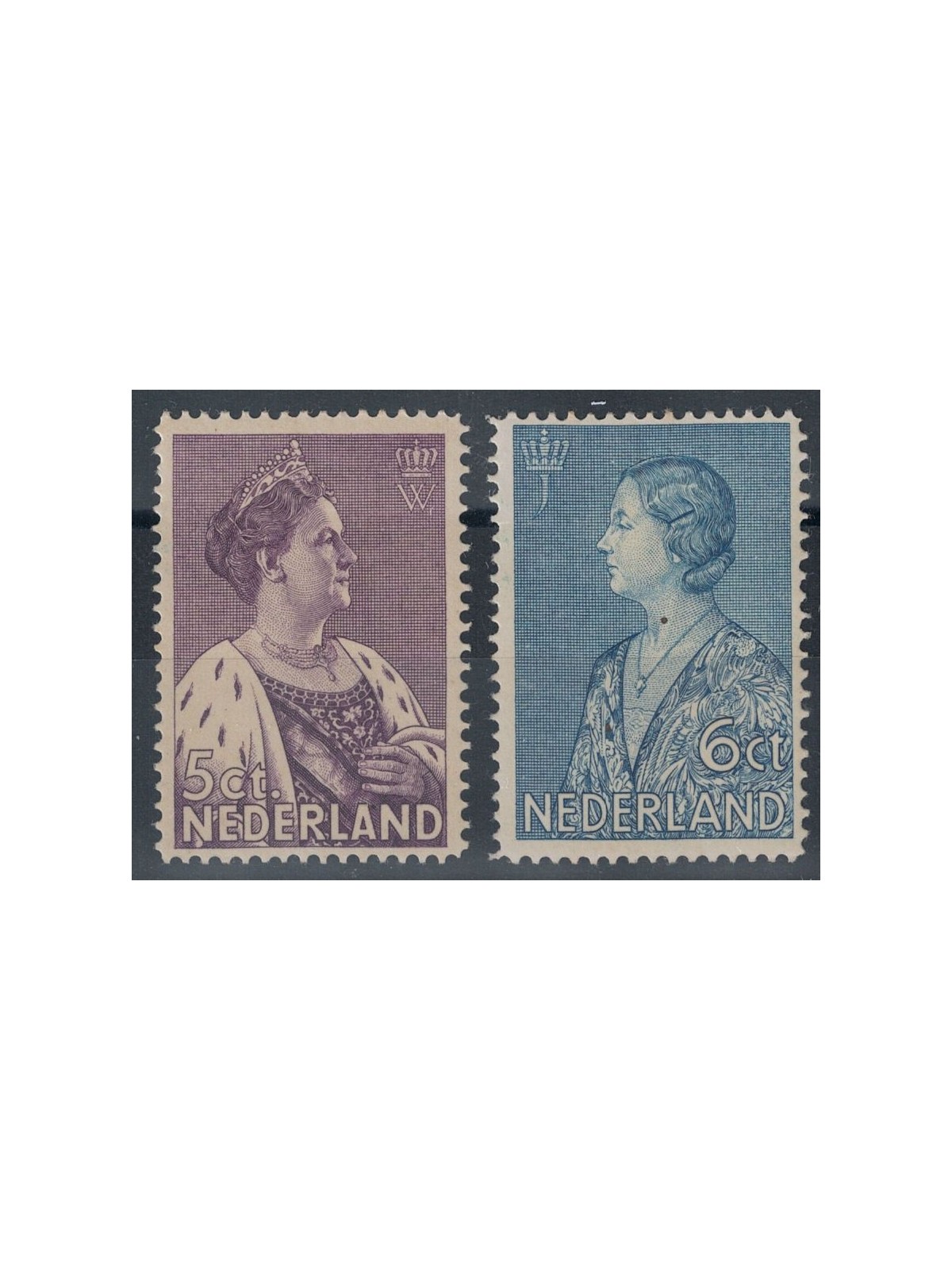 NETHERLANDS 1934 Pro National Anti-Crisis Committee 2v MH*