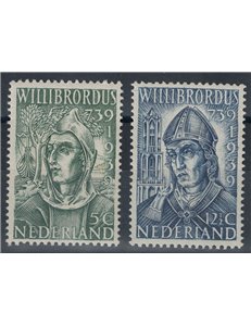 HOLLAND 1939 San Willibrord 2v MNH**