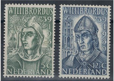 HOLLAND 1939 San Willibrord 2v MNH**