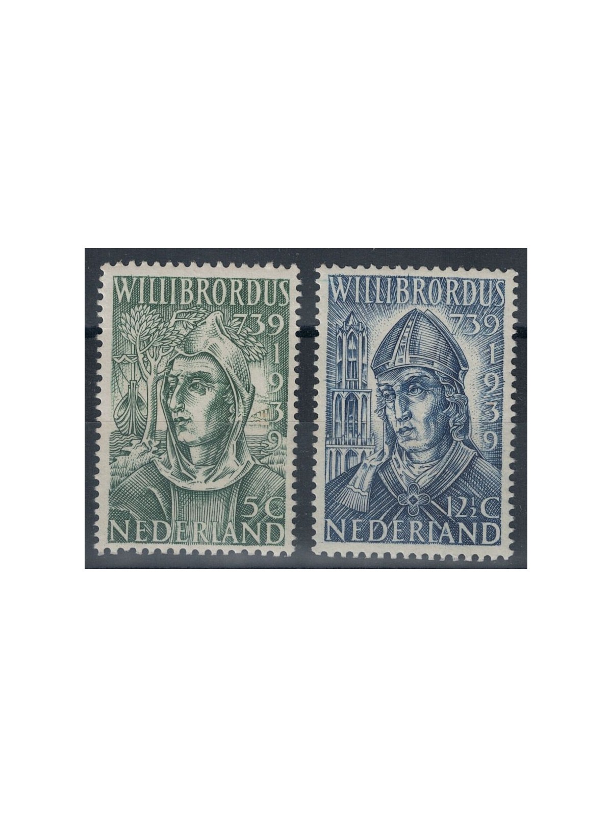 HOLLAND 1939 San Willibrord 2v MNH**