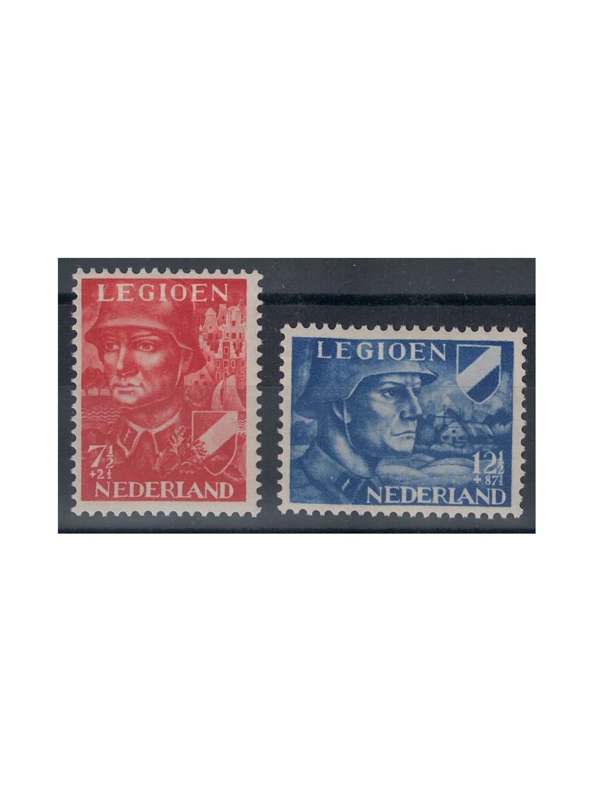 OLANDA 1942 Pro legione olandese 2v MNH**