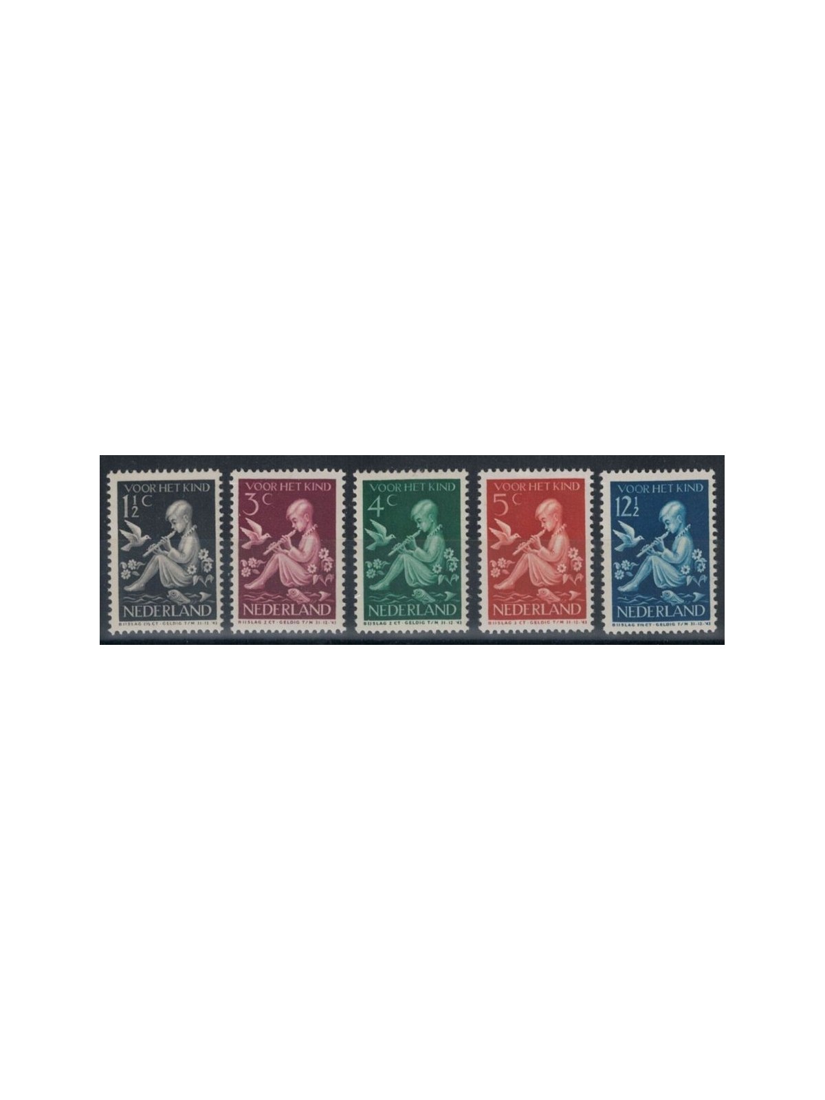OLANDA 1938 Pro infanzia 5v MNH**