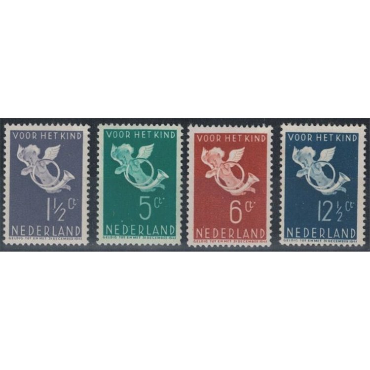 OLANDA 1936 Pro infanzia 4v MH*