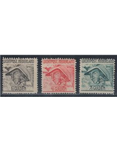 OLANDA 1929 Posta aerea, Mercurio 3v MNH**
